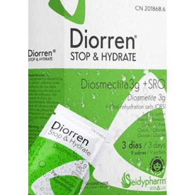 Diorrena Stop & Nawilżaj 9 saszetek
