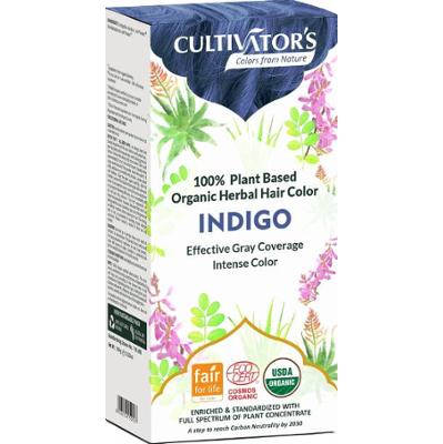 Cultivator's Farba do włosów ziołowa Indigo 100g