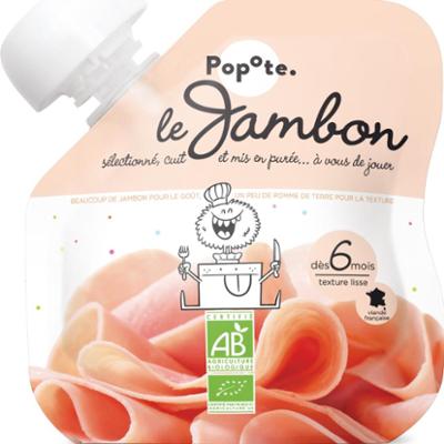 Popote Organiczna szynka 4/6 miesiąca 60g