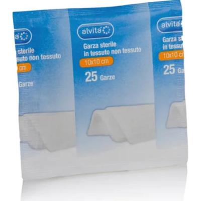 Alliance Alvita Gaza jałowa 10x10cm 25 sztuk