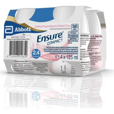 Abbott Sp. z o.o. Ensure Kompaktowa truskawka Abbott 4 x 125 ml