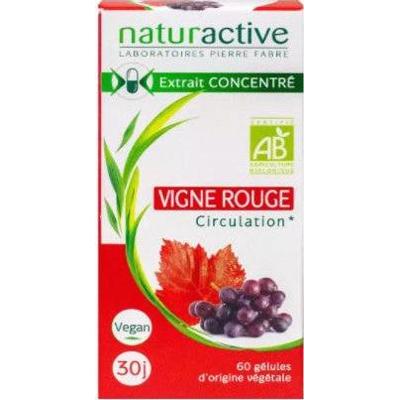 Naturactive Skoncentrowany ekstrakt z organicznej czerwonej winorośli 60 kapsułek