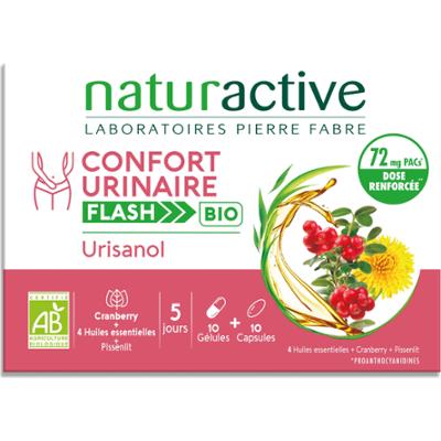 Naturactive Urisanol Flash Bio Urinary Comfort 10 kapsułek + 10 kapsułek