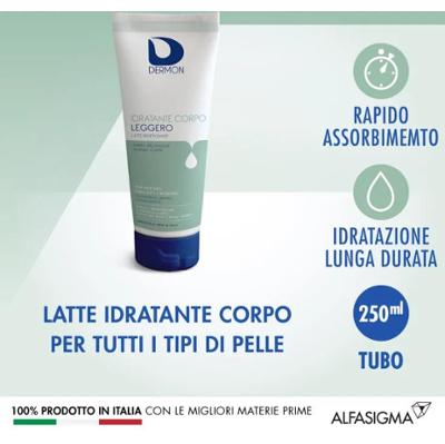 Alfasigma spa Dermon Lekki nawilżacz do ciała Alfasigma 250ml