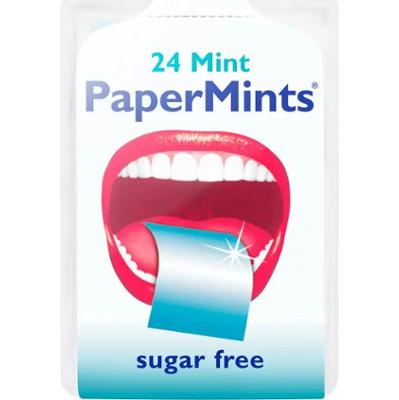 PaperMints Mikro-cukierki miętowe bez cukru, 24 liście