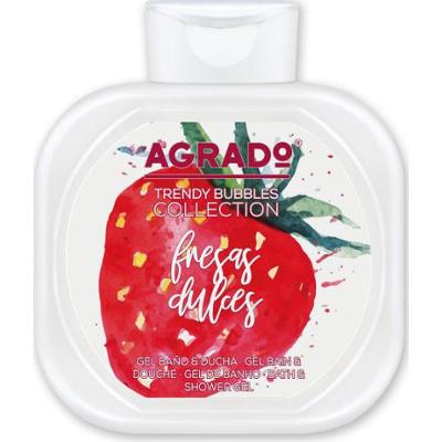 Agrado Żel pod prysznic i do kąpieli o zapachu słodkiej truskawki 750