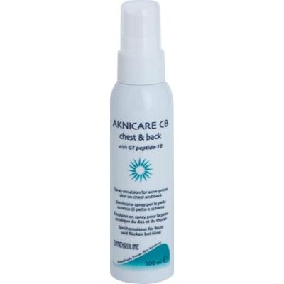 Synchroline Aknicare CB Spray emulsja redukująca trądzik na klatce piersiowej i plecach 100 ml