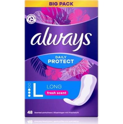 Always Codzienna ochrona długa Fresh Zapachowe wkładki higieniczne z zapachem 48 szt
