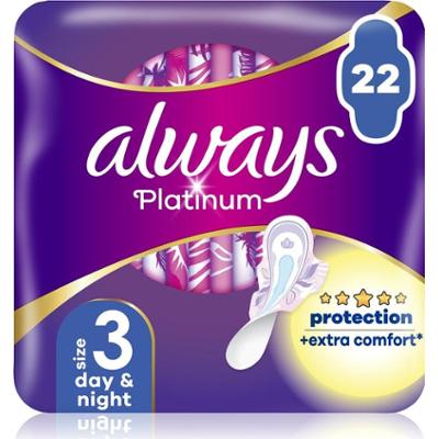 Always Platinum night Rozmiar 3 Podpaski na noc 22 szt