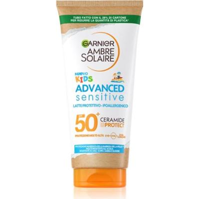Garnier Ambre Solaire Advanced Sensitive Ochronne Mleczko Opalające dla Dzieci SPF 50+ 175 ml