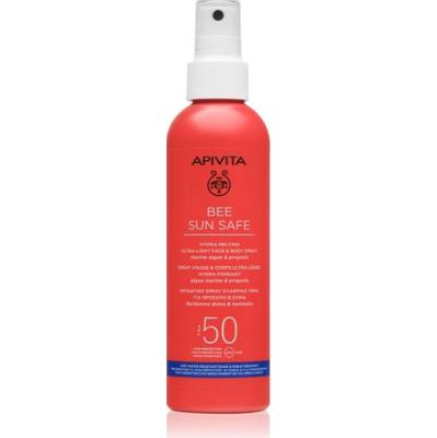 Apivita Ape Sun Safe Hydra Ultralekki spray topniejący do twarzy i ciała SPF50 200 ml