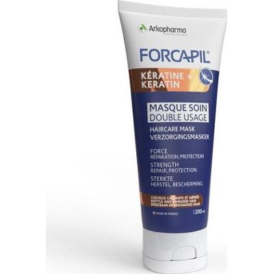 ArkoPharma Forcapil Keratin+ - Maska do zabiegów dwufunkcyjnych - Włosy zniszczone i łamliwe 200 ml
