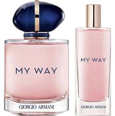 Giorgio armani My Way - EDP 90 ml (z możliwością ponownego napełnienia) + EDP 15 ml