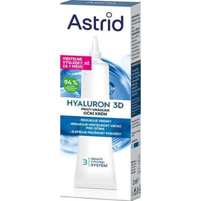 Astrid Przeciwzmarszczkowy krem pod oczy Hyaluron 3D 15 ml