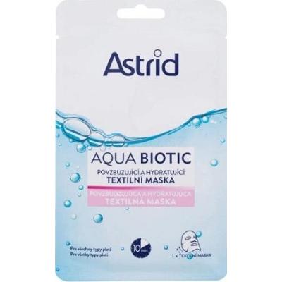 Maska w płachcie Astrid Aqua Biotic tonizująca i nawilżająca 20 ml