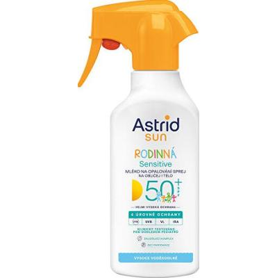 Astrid Spray ochronny dla rodzin SPF 50+ Sensitive 270 ml