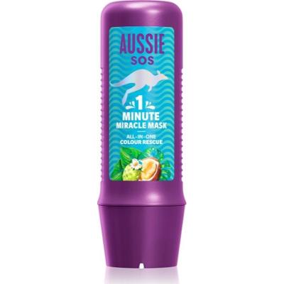Aussie 1 Minute Miracle maska kondycjonująca do włosów farbowanych 250 ml