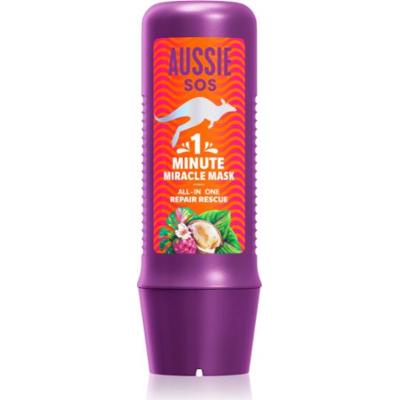 Aussie 1 Minute Miracle intensywnie odżywcza maska do włosów zniszczonych i suchych 250 ml