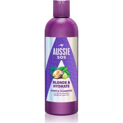 Australijskie SOS Blonde Nawilżający, fioletowy szampon tonizujący do włosów blond 300 ml
