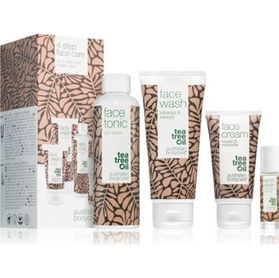 Australian Bodycare Zestaw do pielęgnacji twarzy 4 kroki w pudełku prezentowym una idealna skóra