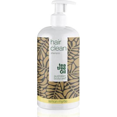 Australian Bodycare Szampon Tea Tree Lemon Myrtle do włosów suchych i wrażliwej skóry głowy z olejkiem z drzewa herbacianego 500 ml