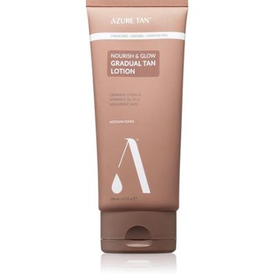 Azure Tan Samoopalający krem do ciała Nourish & Glow w kolorze Średnim/Ciemnym 200 ml