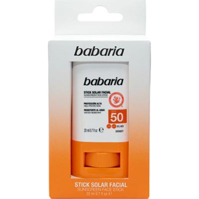 Babaria Krem przeciwsłoneczny do twarzy w sztyfcie Spf50 20 g