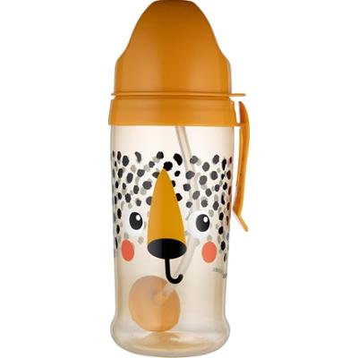 Canpol babies BabiesBoo Sport Cup Butelka sportowa ze słomką i ciężarkami Gepard 350 ml