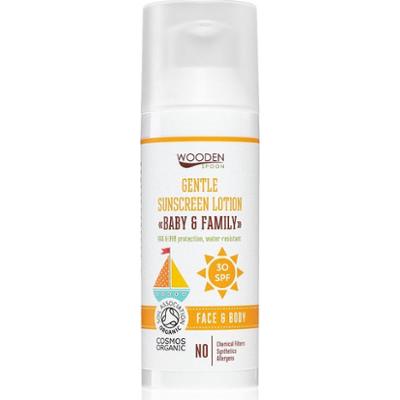 WoodenSpoon Baby & Family mleczko ochronne do opalania SPF 30 50 ml