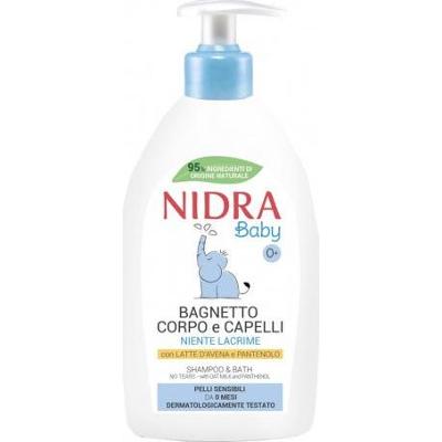 Nidra Kąpiel ciała i włosów z mlekiem owsianym i pantenolem 500 Ml