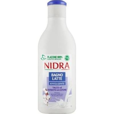 Nidra Otulająca kąpiel mleczna z talkiem i ekstraktem z bawełny 750 ml