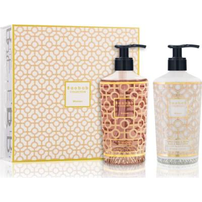 Baobab Collection Body Wellness pudełko upominkowe mleczko do rąk i ciała 350 ml + mydło w płynie do rąk 350 ml