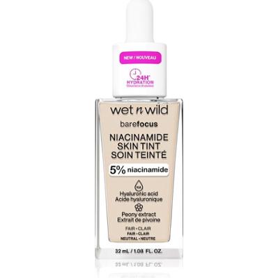 Wet n Wild Bare Focus Niacinamide Skin Tint Lekki nawilżający podkład w odcieniu Fair (Cool) 32 ml