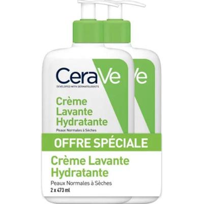 Cerave Cleanse Body Nawilżający krem oczyszczający do skóry normalnej i suchej 2x473ml