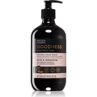 Mydło w płynie Baylis & Harding Goodness z różą i geranium naturale siła robocza 500 ml
