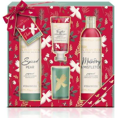 Baylis & Harding The Fuzzy Duck Winter Wonderland Zestaw prezentowy na Boże Narodzenie 250 ml żel pod prysznic + 250 ml krem pod prysznic + 30 ml krem