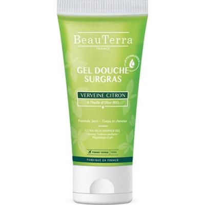 BeauTerra Surgras Żel pod prysznic - Werbena cytrynowa 100 ml - Rozmiar podróżny