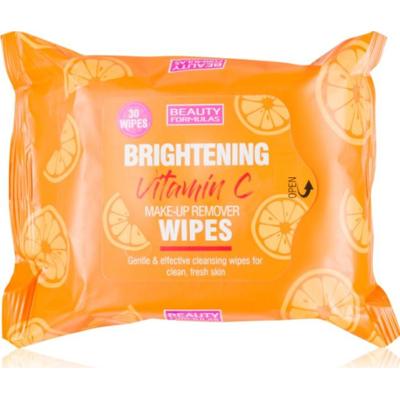 Beauty Formulas Chusteczki do demakijażu z witaminą C i podkładem z witaminą C 25 szt