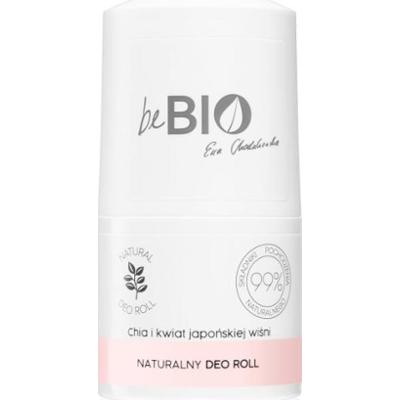 beBIO Dezodorant w kulce z nasionami chia i kwiatami japońskiej wiśni 50 ml