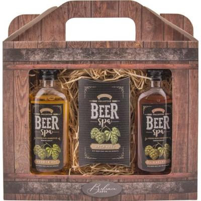 Bohemia Gifts & Cosmetics Pudełko upominkowe z wanną z piwem Spa dla mężczyzn