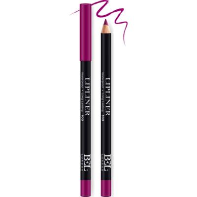 Bel London, Uwodorniony olej roślinny, wodoodporny, konturówka, kredka do ust, 103, 0,78 g