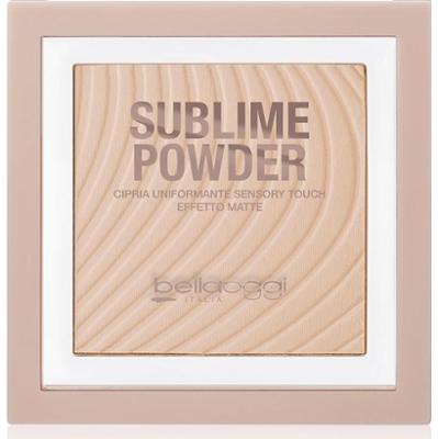 Bellaoggi Sublime Powder - Puder matujący Sensory Touch Efekt połysku Bezporowy złoty piasek