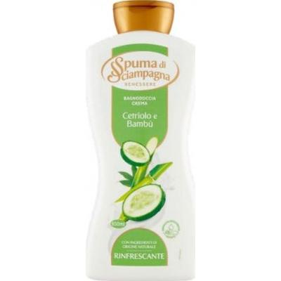 Spuma Di Sciampagna Żel pod prysznic Wellbeing Krem Ogórek i bambus 650 ml