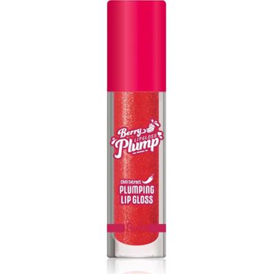 Rude Cosmetics Błyszczyk nawilżający Berry Plump Plumping Hydrating Lip Gloss w kolorze truskawkowym Kiss 4 gramy