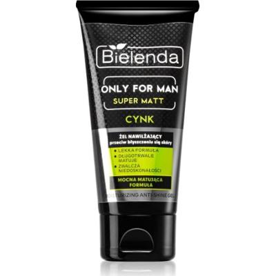 Bielenda Only Super Mat żel nawilżający na błyszczącą skórę i rozszerzone pory dla mężczyzn 50 ml