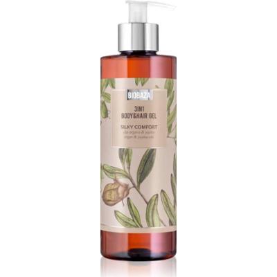 BIOBAZA Szampon, odżywka i żel pod prysznic 3w1 Gel Silky Comfort 400 ml