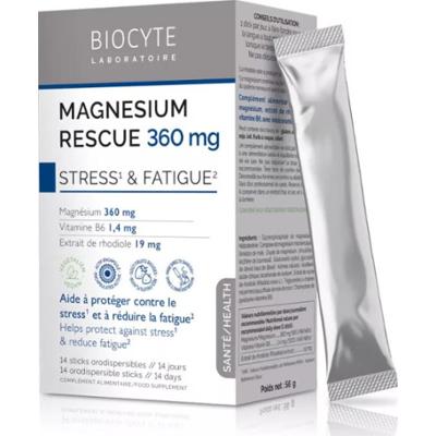 Biocyte Magnez Rescue 360 mg - Stres i zmęczenie 14 saszetek