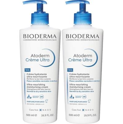 Bioderma Atoderm Crema Ultra - Ultra odżywczy krem nawilżający - Perfumowany - OPAKOWANIE 2x500 ml Opakowanie 2 szt.