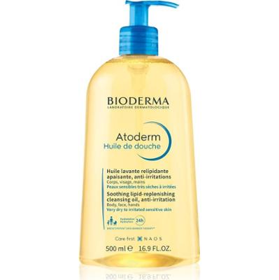 Bioderma Atoderm łagodzący olejek pod prysznic ultra odżywczy dla skóry suchej i podrażnionej 500 ml