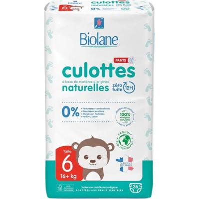 Biolane Expert Pieluchy Naturalne majtki Rozmiar 6 36 sztuk